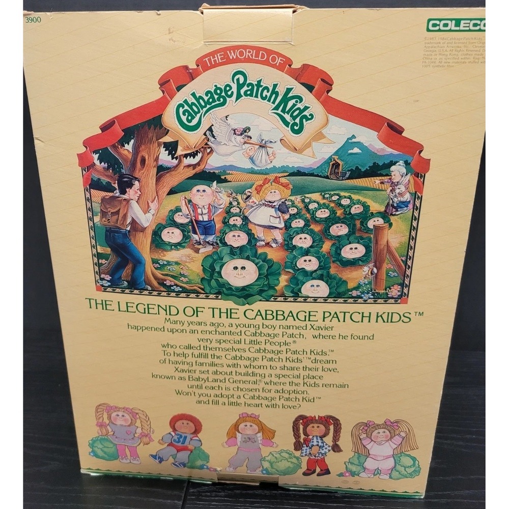 1985 Cabbage Patch Kids Boy Doll Vick Hudson Sept 1st Cert & Box READ 1 - Picture 16 of 16